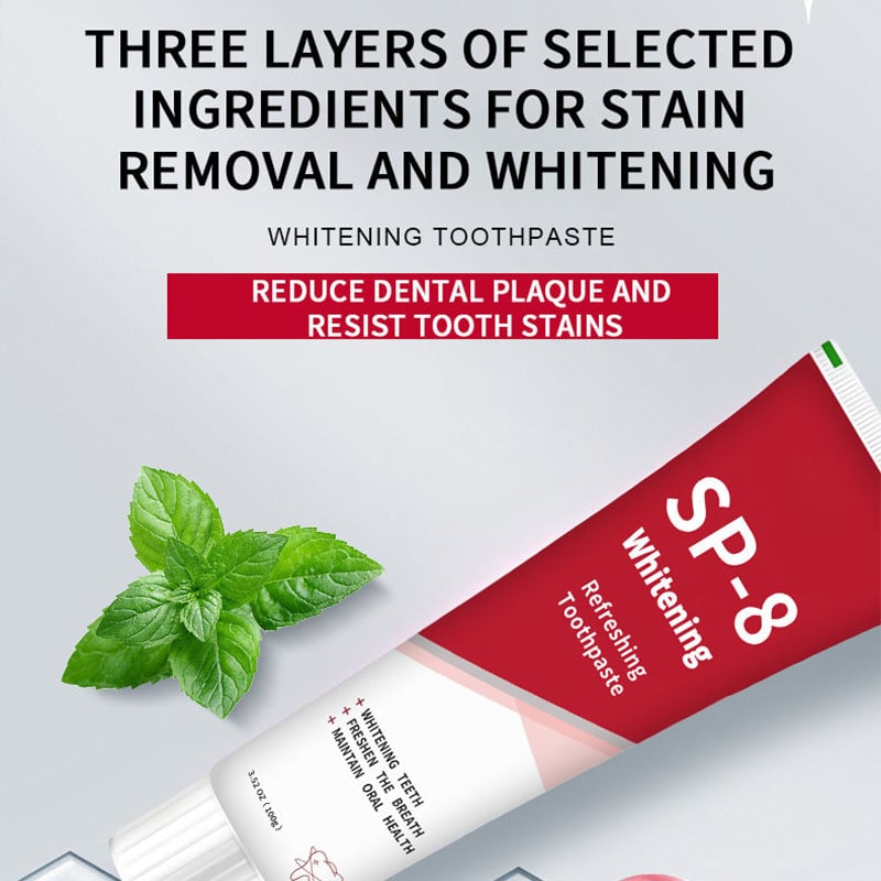 SP-8/SP-10 Probiotic Whitening Toothpaste For Oral Health