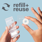 Alvioray Hydroxi Expanding Dental Floss / Refillable Dispenser+Refill / Mint / 60m