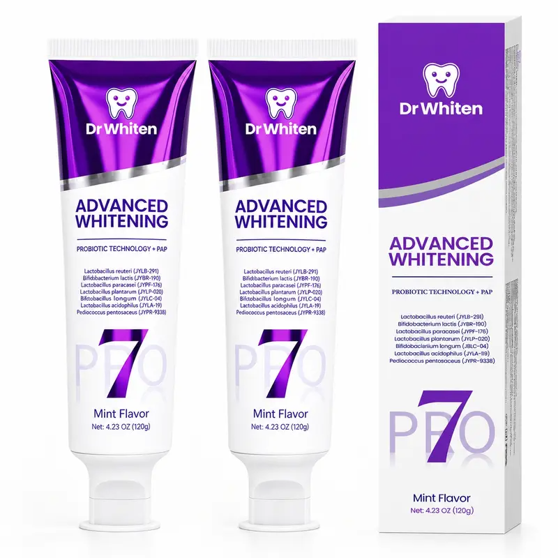 DrWhiten 7-Pro Purple Teeth Whitening Toothpaste