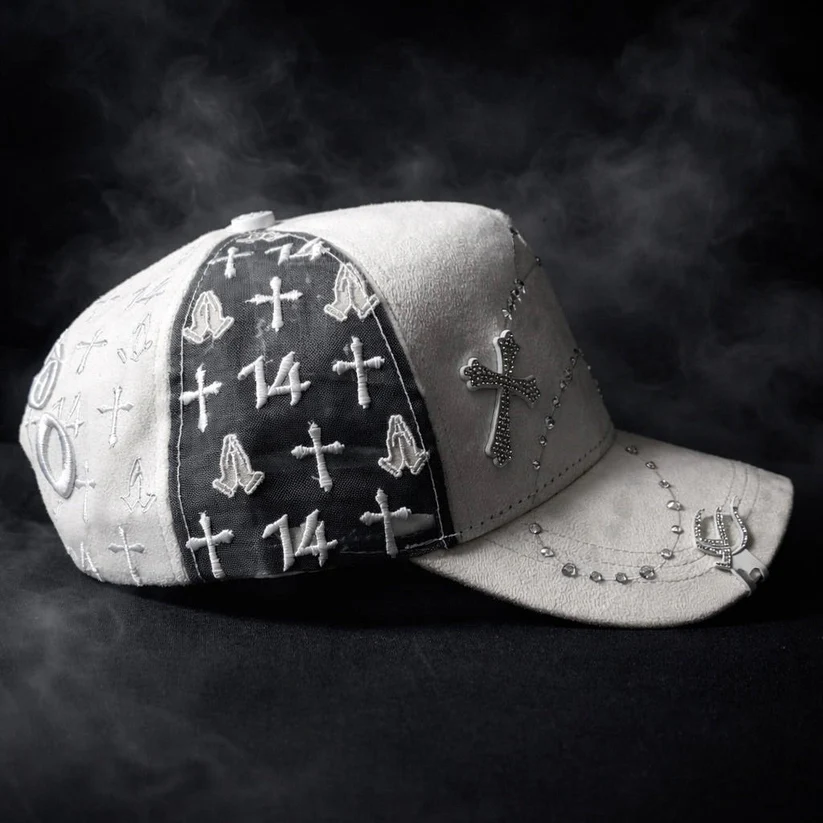 Bible Long Chain Black Cap