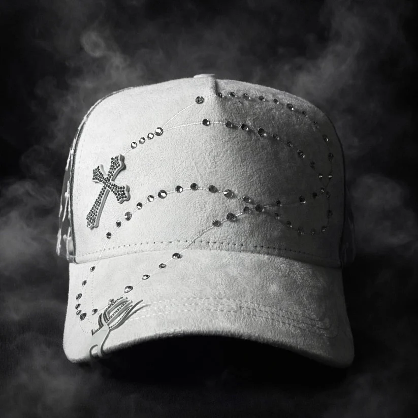 Bible Long Chain Black Cap