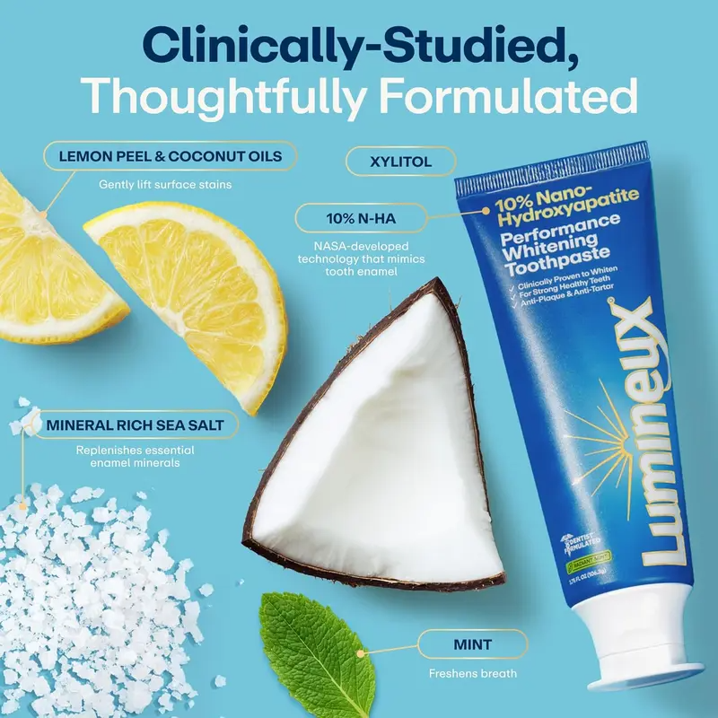10% Nano Hydroxyapatite Performance Whitening Toothpaste
