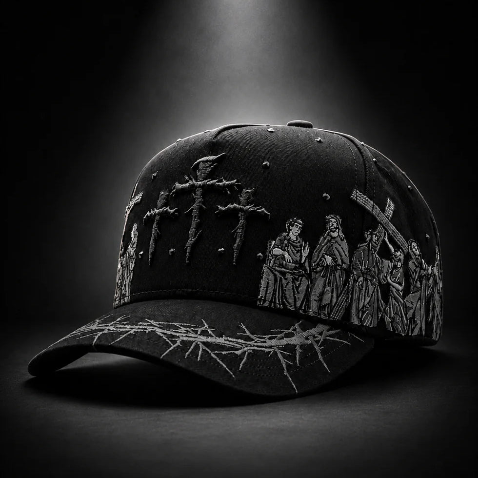 Crucifixion Black Cap